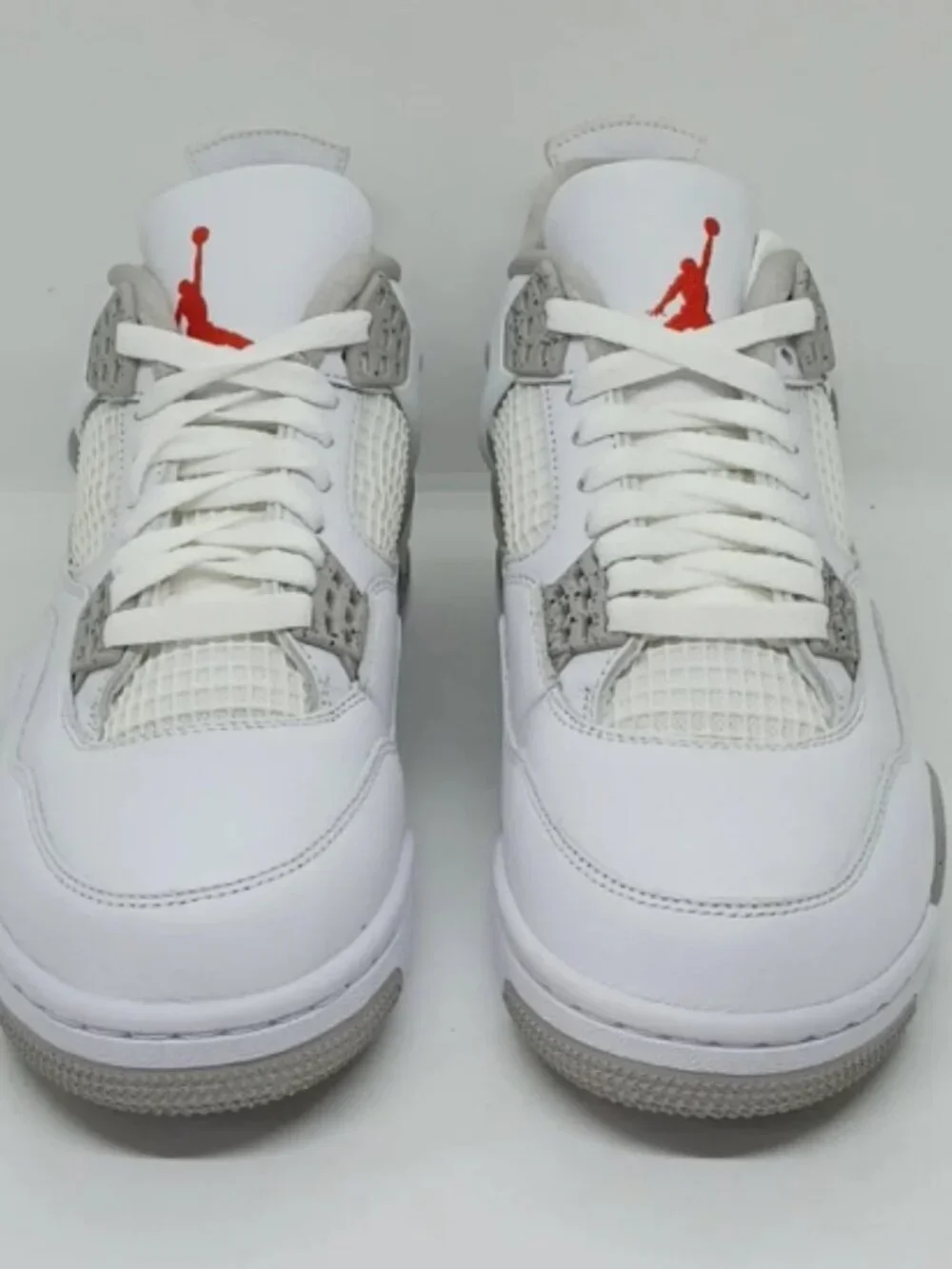 Air Jordan 4 Retro WhiteFire Red Tech Grey Black